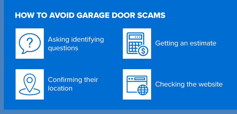 how to avoid garage door scams